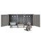 Cat Washroom Litter Box Enclosure with Maze Entry and Scratch Board
